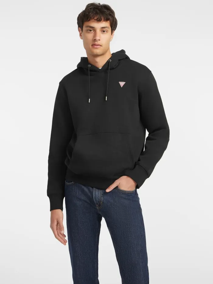 GUESS Hoodies and Sweaters Slim Mini Triangle Hoodie Black 8211 Men