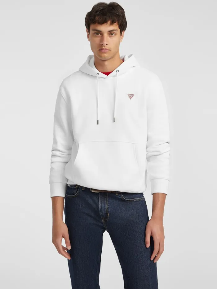 GUESS Hoodies and Sweaters Slim Mini Triangle Hoodie Black 8211 Men