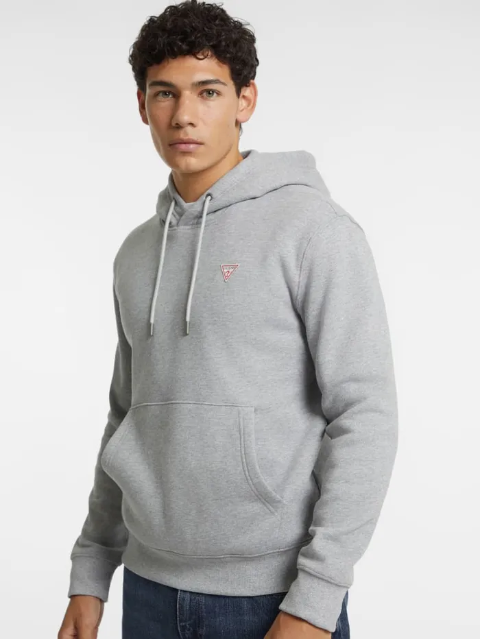 GUESS Hoodies and Sweaters Slim Mini Triangle Hoodie Black 8211 Men