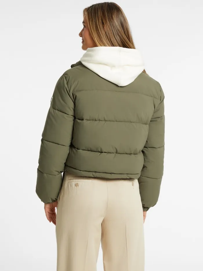 GUESS Jackets and Coats Crop Puffer Jacket Black 8211 Women