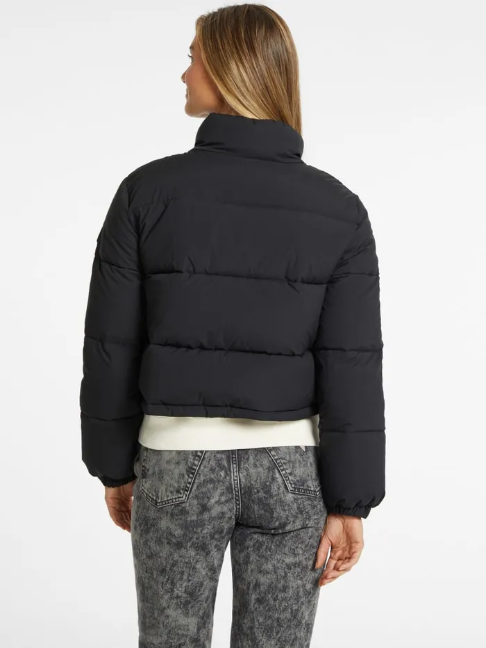 GUESS Jackets and Coats Crop Puffer Jacket Black 8211 Women