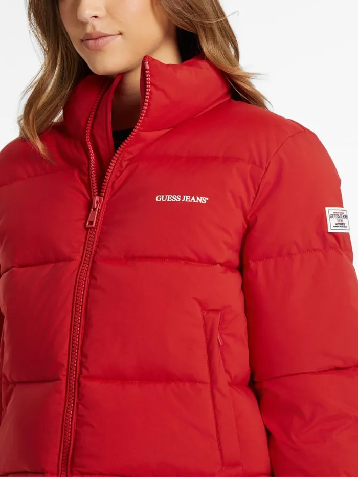 GUESS Jackets and Coats Crop Puffer Jacket Black 8211 Women