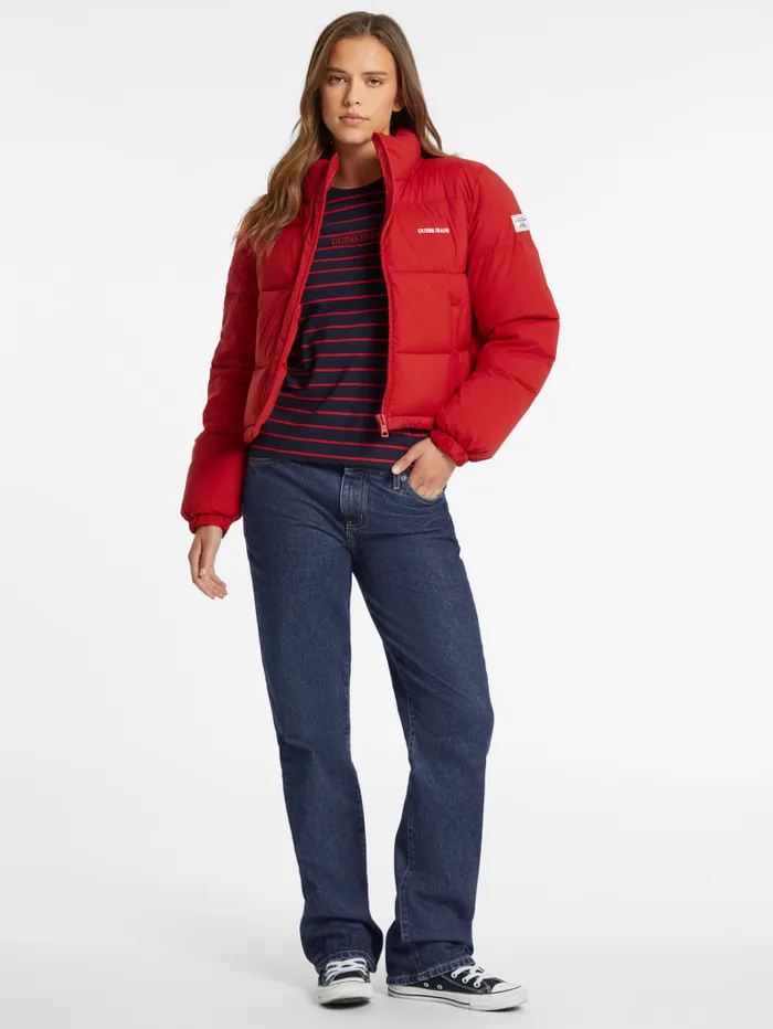 GUESS Jackets and Coats Crop Puffer Jacket Black 8211 Women