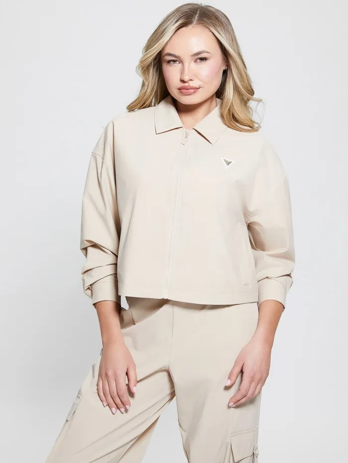 GUESS Jackets and Coats Eco Aurlie ZipUp Jacket Black 8211 Women