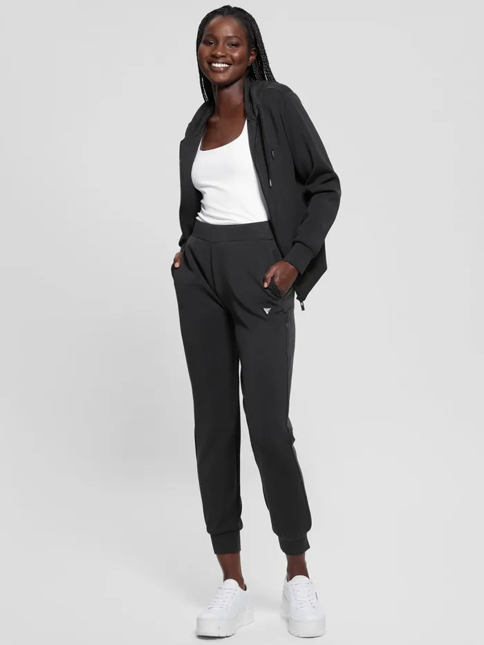 GUESS Jackets and Coats Eco Olympe FullZip Hoodie Sweatshirt White 8211 Women