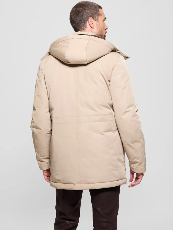 GUESS Jackets and Coats Eco Technical Parka Beige 8211 Men
