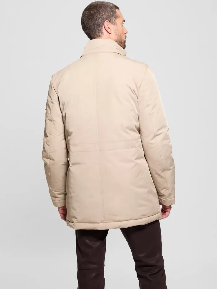 GUESS Jackets and Coats Eco Technical Parka Beige 8211 Men