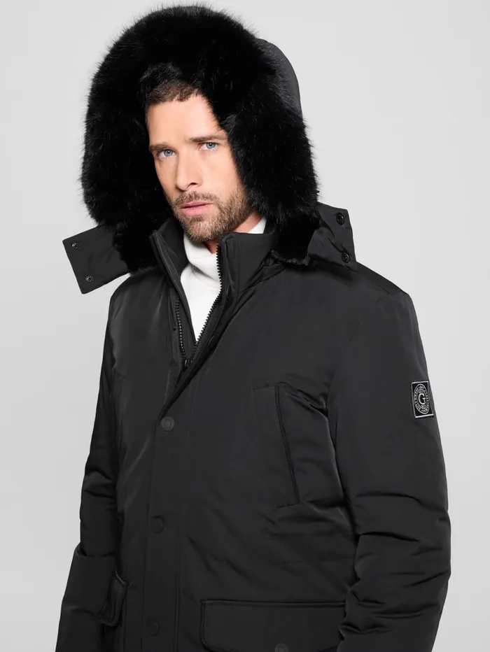GUESS Jackets and Coats Eco Technical Parka Beige 8211 Men