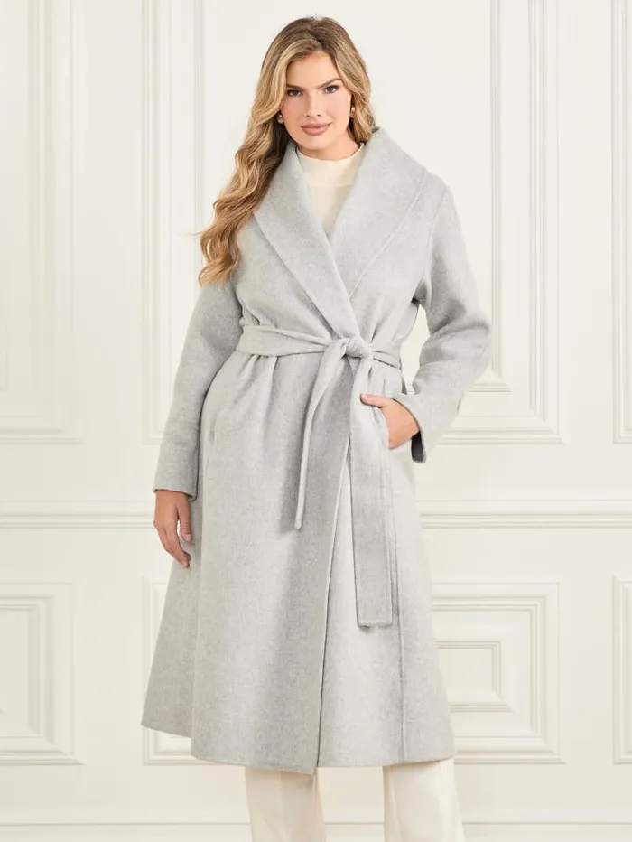 GUESS Jackets and Coats Keera WoolBlend Coat Gray 8211 Women