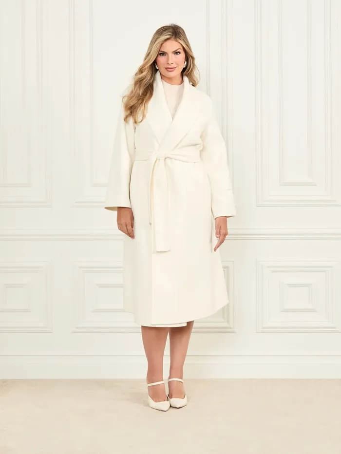 GUESS Jackets and Coats Keera WoolBlend Coat Gray 8211 Women