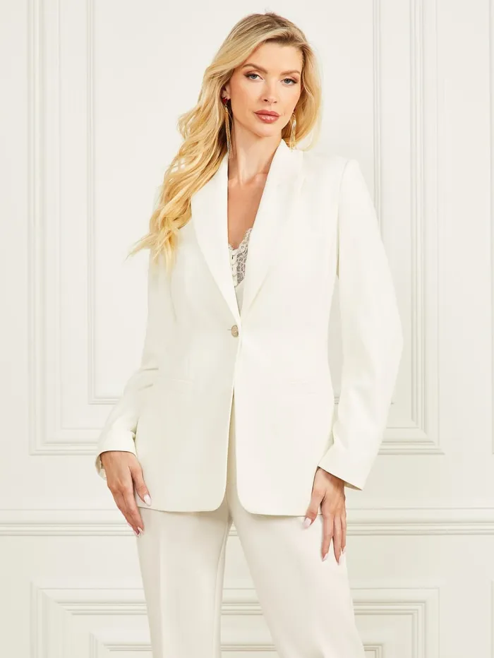 GUESS Jackets and Coats Moira Blazer White 8211 Women