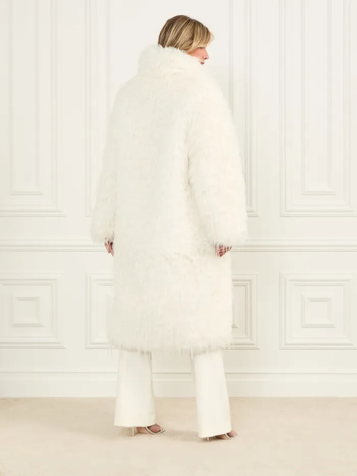 GUESS Jackets and Coats Serena FauxFur Coat Brown 8211 Women
