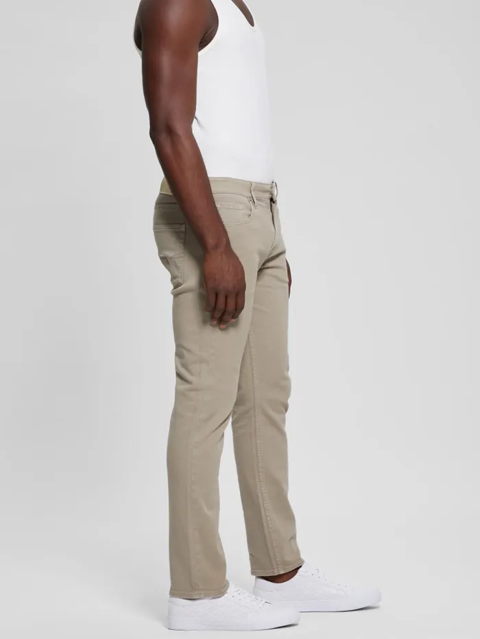 GUESS Jeans and Denim Angels Straight Jeans Beige 8211 Men