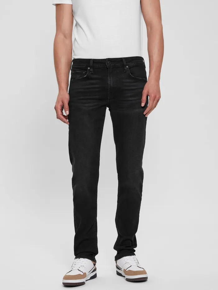 GUESS Jeans and Denim Eco Finnley Tapered Jeans Black 8211 Men