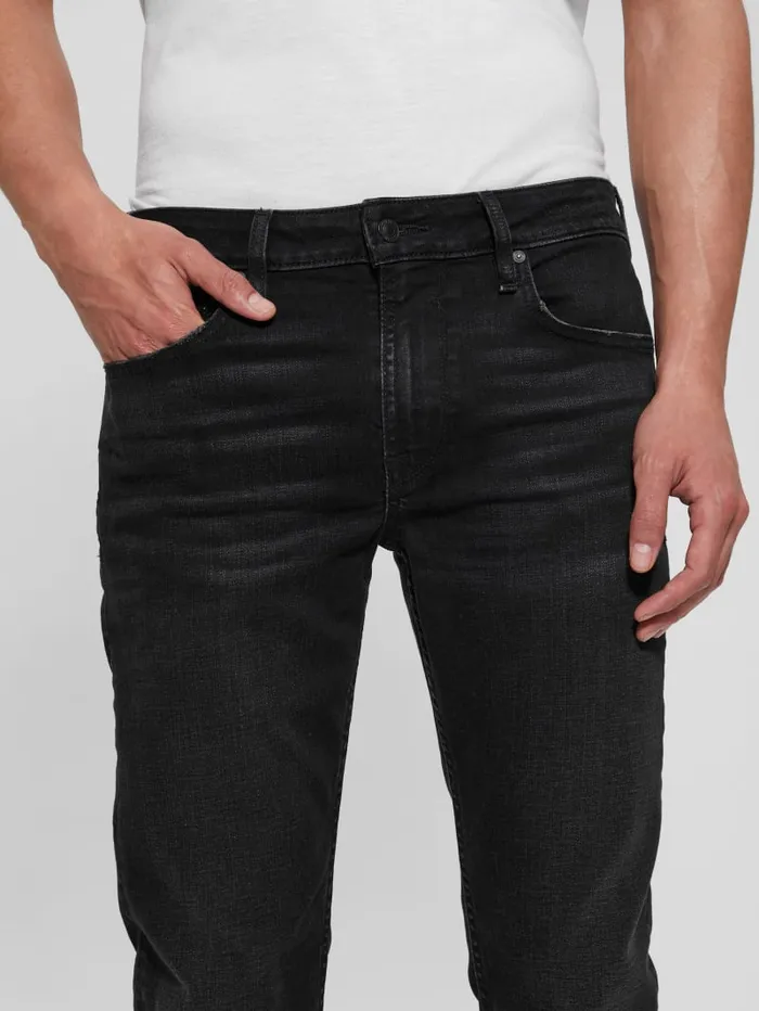 GUESS Jeans and Denim Eco Finnley Tapered Jeans Black 8211 Men