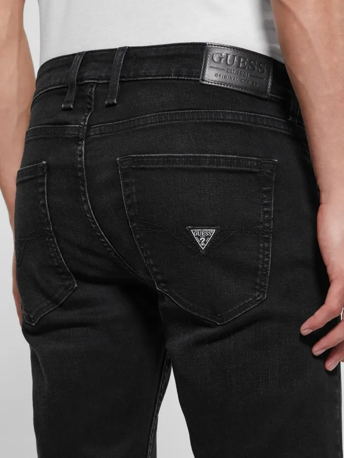 GUESS Jeans and Denim Eco Finnley Tapered Jeans Black 8211 Men