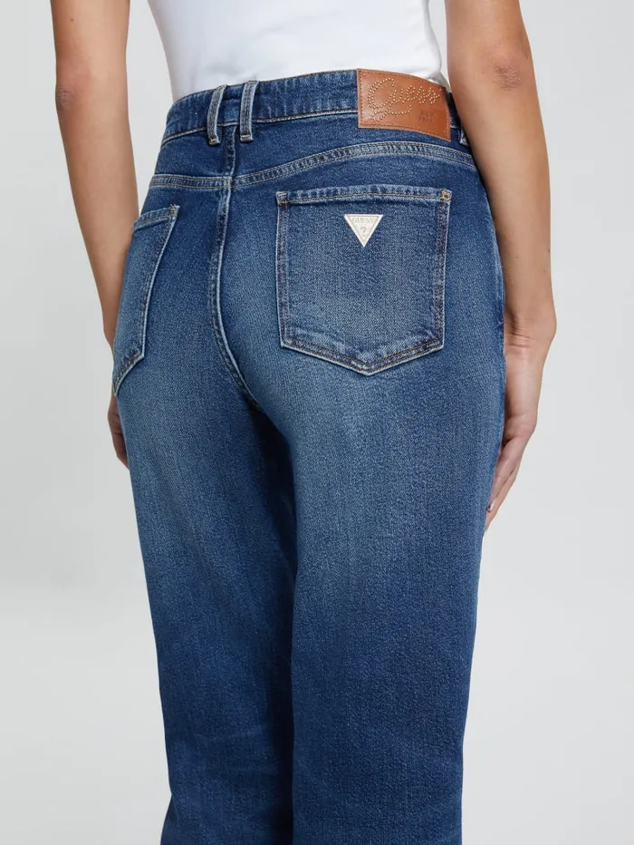 GUESS Jeans and Denim Eco Paulette Flare Split Denim Pants Blue 8211 Women
