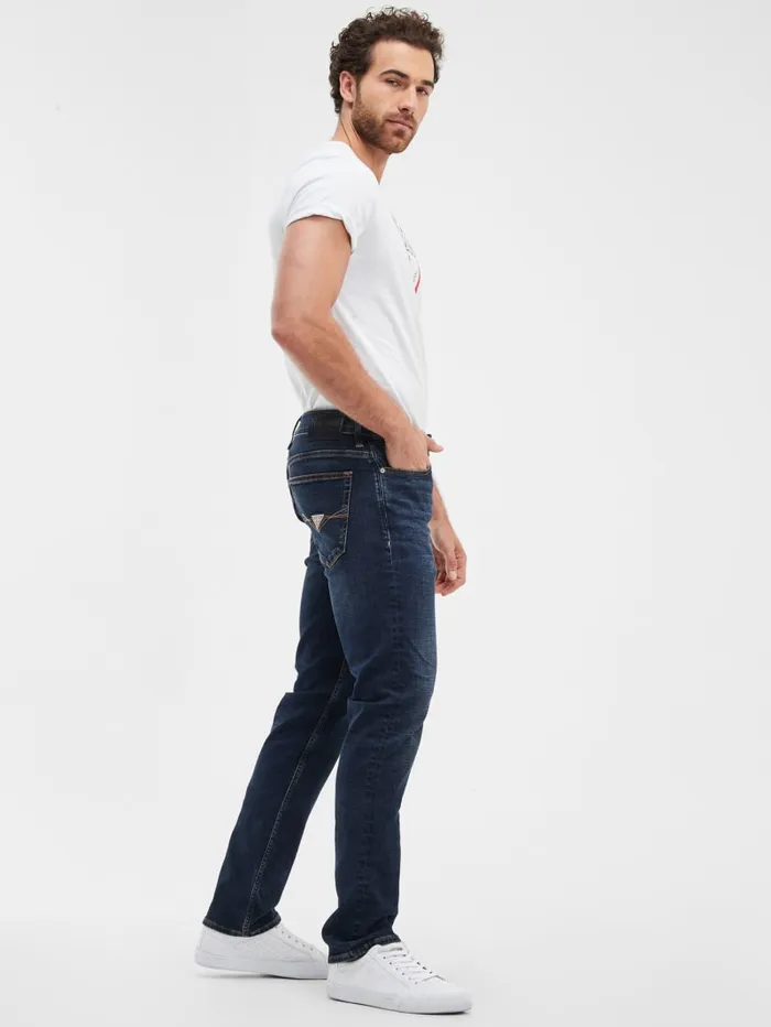 GUESS Jeans and Denim Eco Straight Jeans Blue 8211 Men