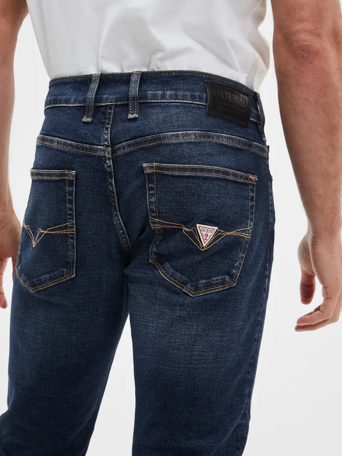 GUESS Jeans and Denim Eco Straight Jeans Blue 8211 Men