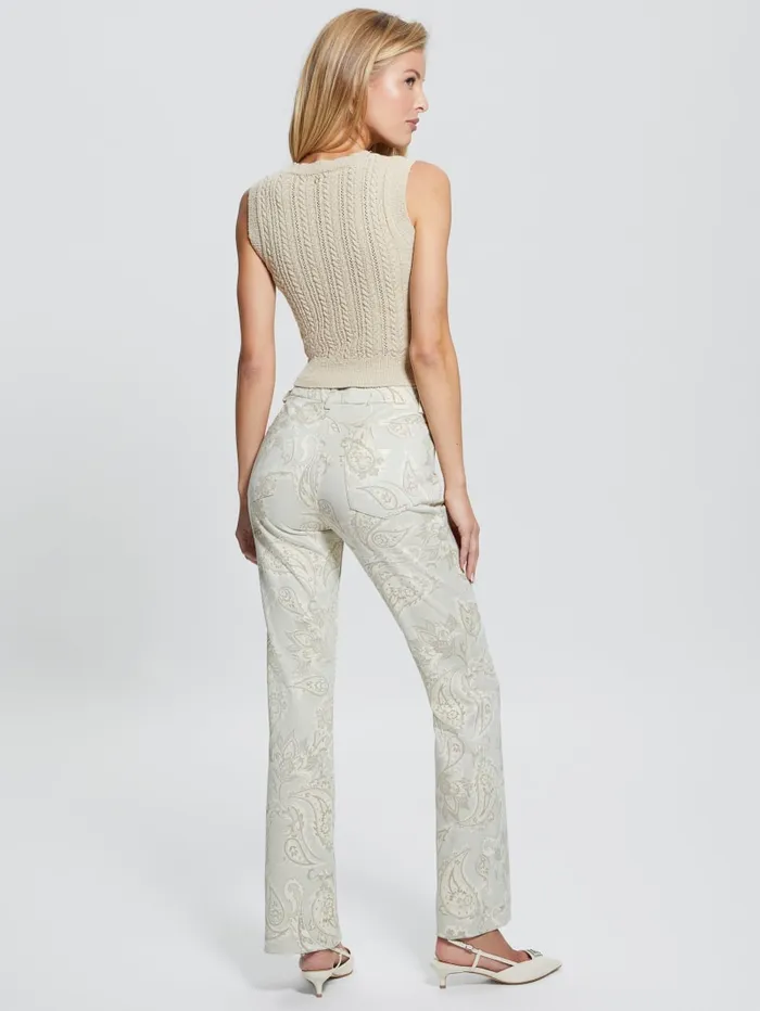 GUESS Jeans and Denim Sexy FauxSuede Bootcut Pants Neutral 8211 Women