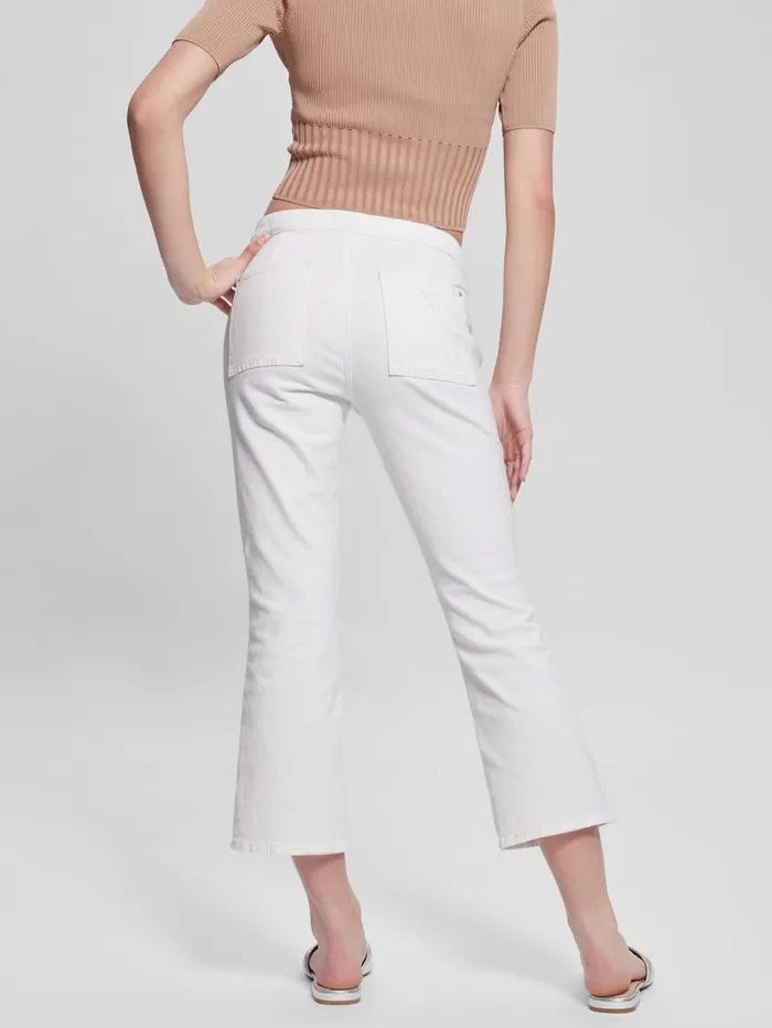 GUESS Jeans and Denim Tahlia Kick Jeans White 8211 Women