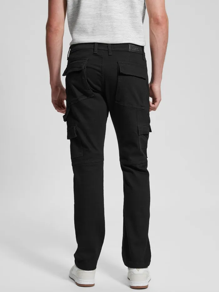 GUESS Jeans and Denim Utility Cargo Jeans Black 8211 Men