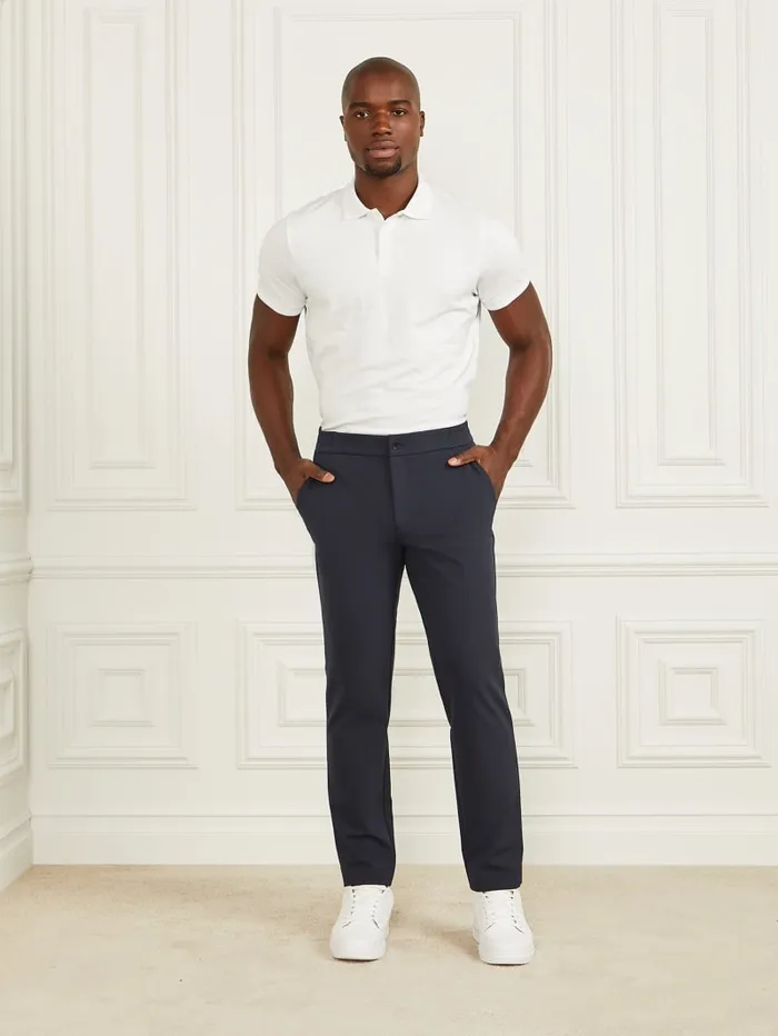 GUESS Pants and Shorts Danny Elastic Chino Pant Blue 8211 Men