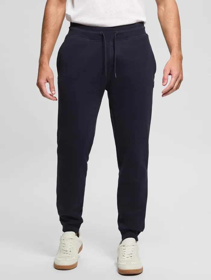 GUESS Pants and Shorts Eco Aldwin Logo Pants Blue 8211 Men