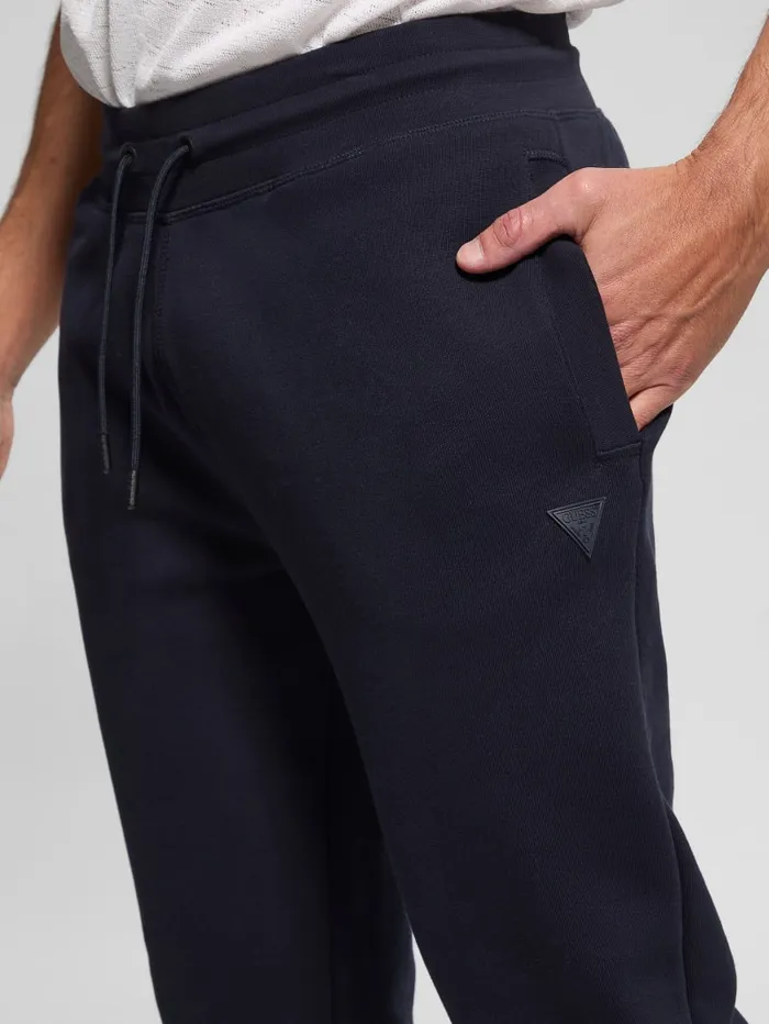 GUESS Pants and Shorts Eco Aldwin Logo Pants Blue 8211 Men