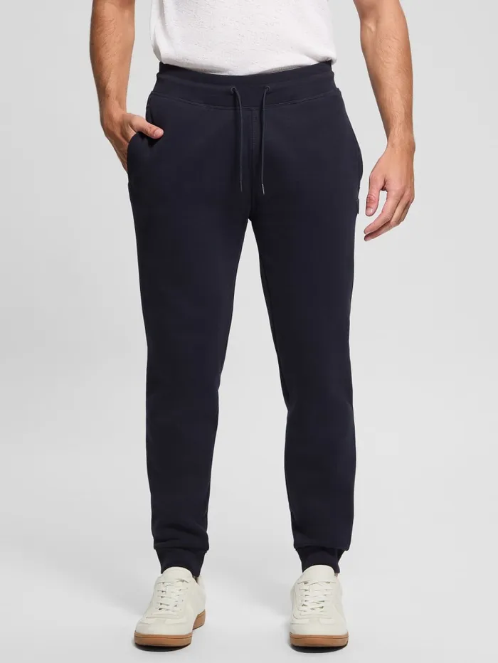 GUESS Pants and Shorts Eco Aldwin Logo Pants Blue 8211 Men