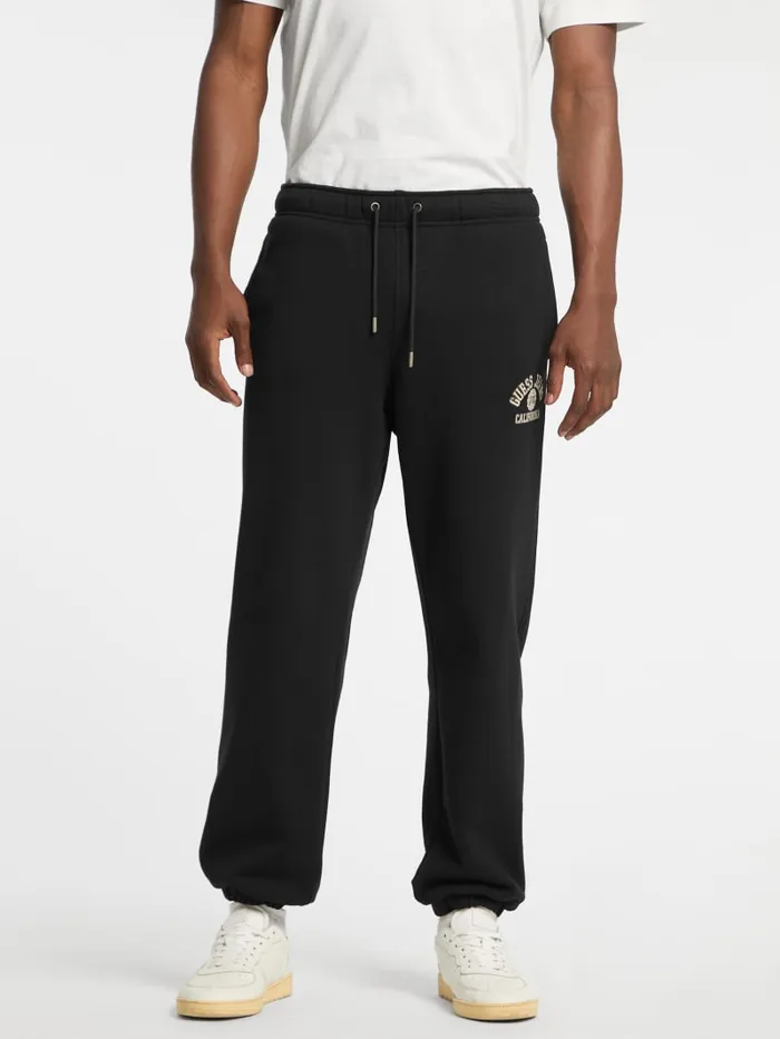 GUESS Pants and Shorts Eco Printed Logo Joggers Black 8211 Men