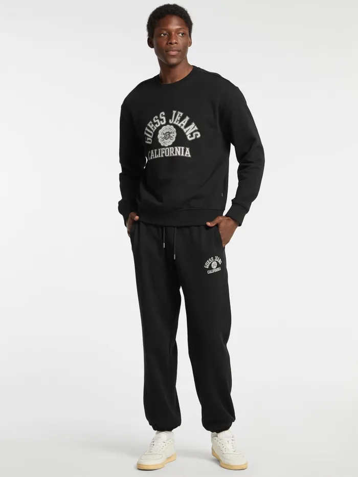 GUESS Pants and Shorts Eco Printed Logo Joggers Black 8211 Men