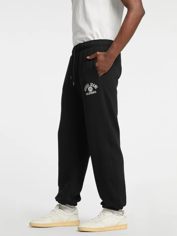 GUESS Pants and Shorts Eco Printed Logo Joggers Black 8211 Men