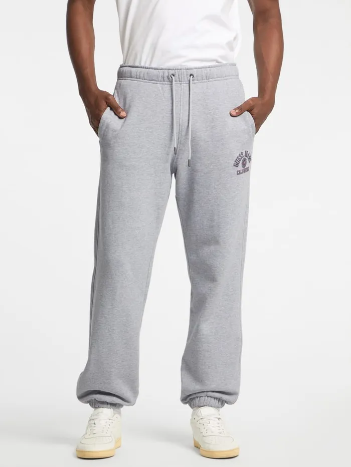 GUESS Pants and Shorts Eco Printed Logo Joggers Gray 8211 Men
