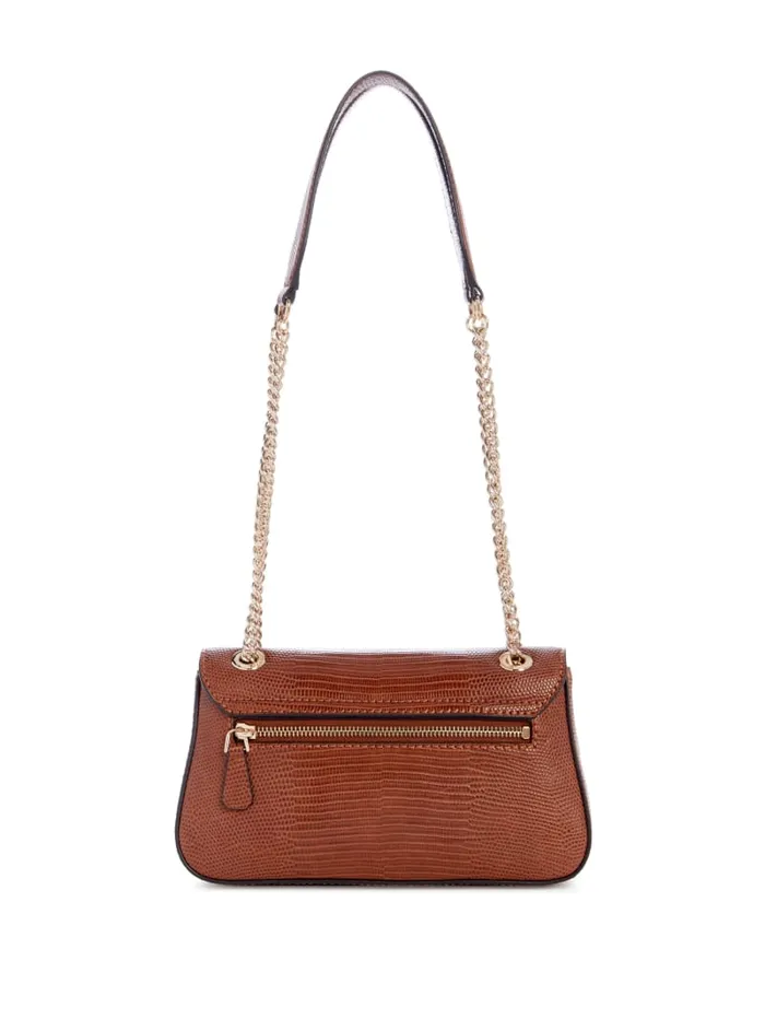 GUESS Sale Arlena Lizard Convertible Crossbody Orange 8211 Women