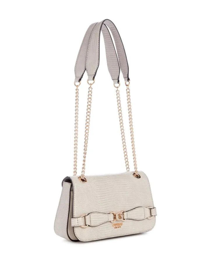 GUESS Sale Arlena Lizard Convertible Crossbody Orange 8211 Women
