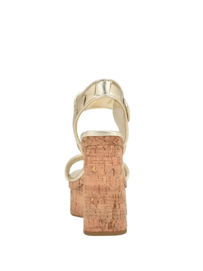 GUESS Sale Cataline Wedge Sandals Gold 8211 Women