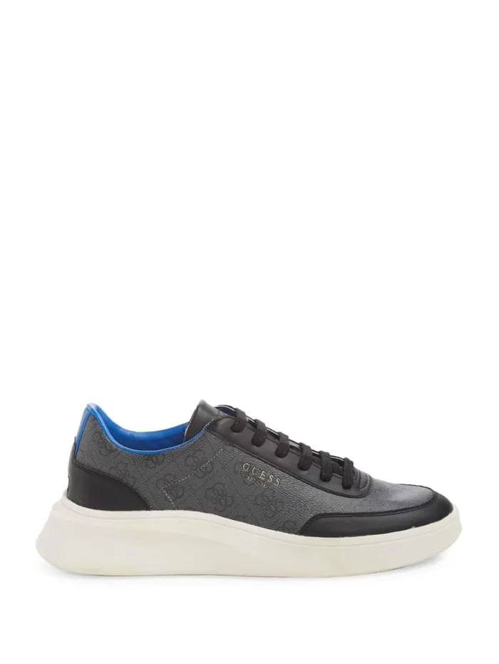 GUESS Sale Dolo Logo LowTop Sneakers Black 8211 Men
