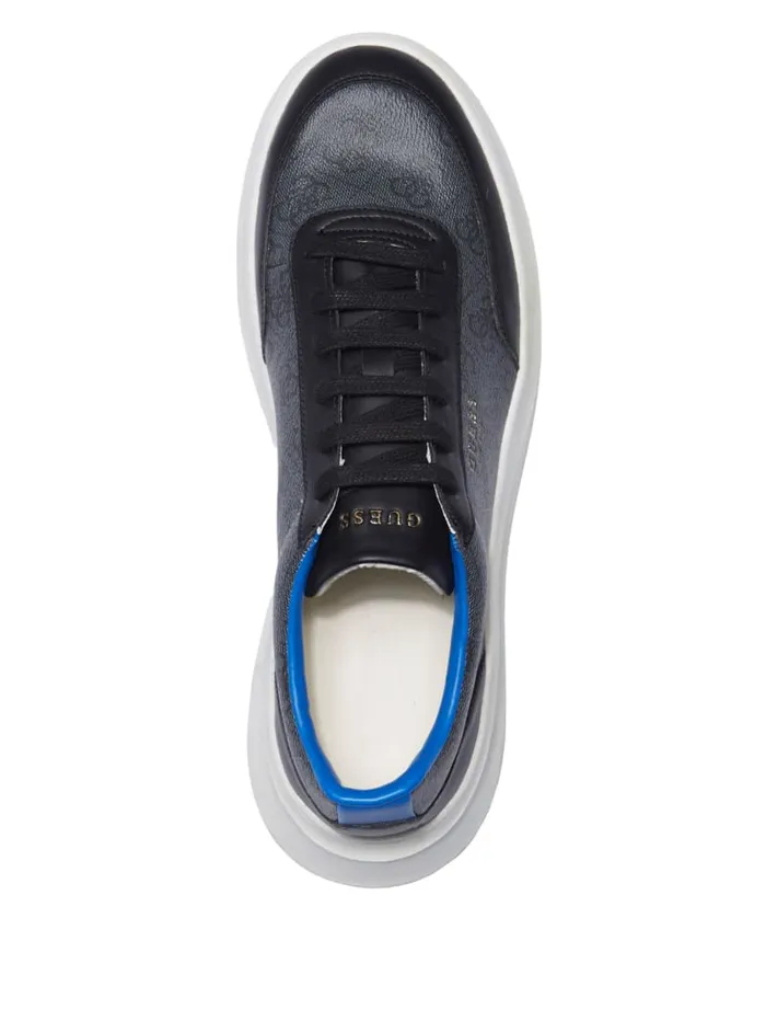 GUESS Sale Dolo Logo LowTop Sneakers Black 8211 Men