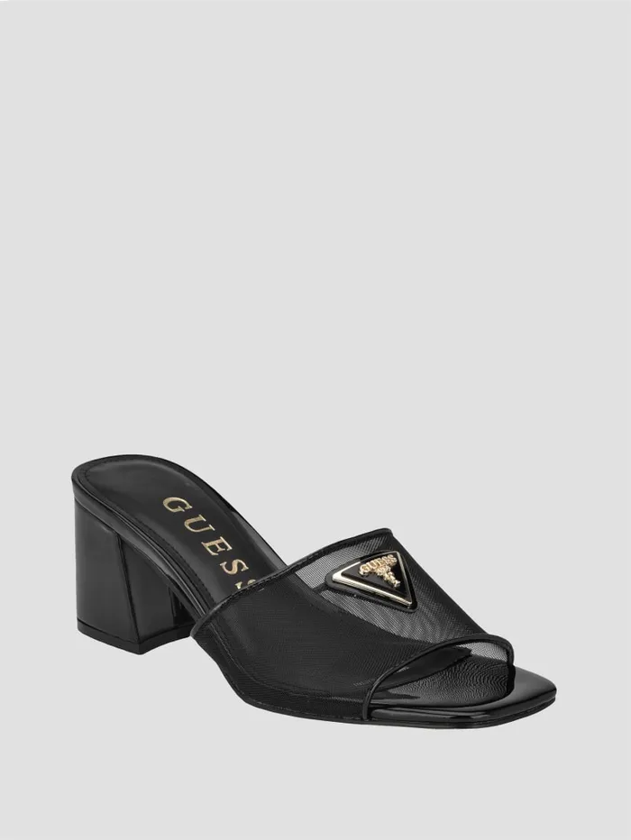 GUESS Sale Gables Mesh Mules Black 8211 Women