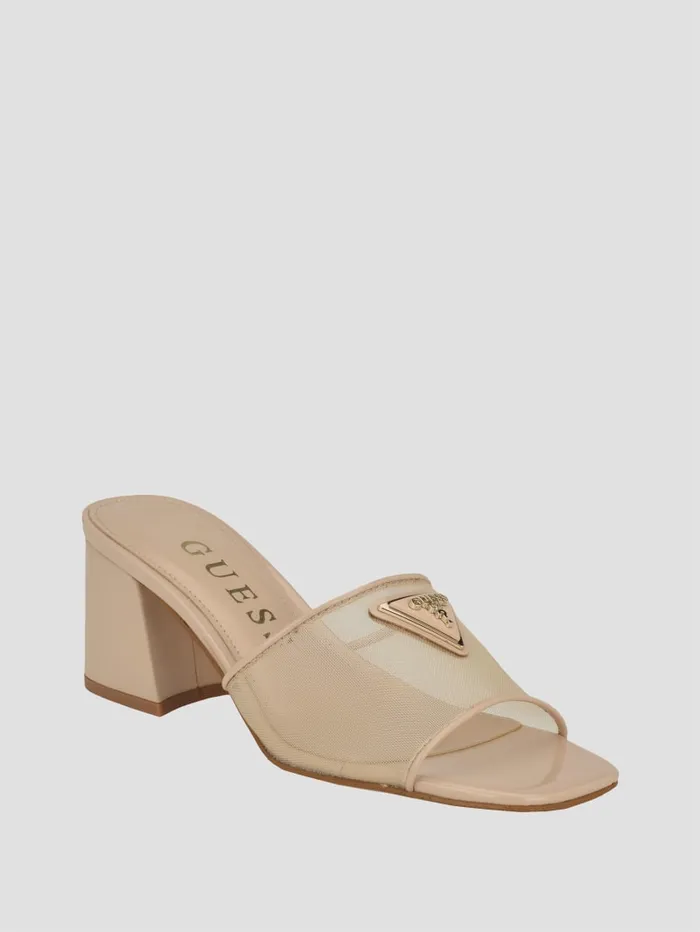 GUESS Sale Gables Mesh Mules Black 8211 Women