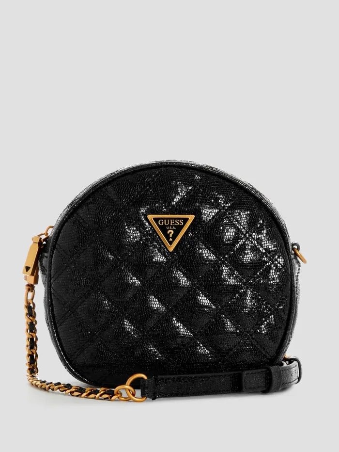 GUESS Sale Giully Circle Bag Green 8211 Women