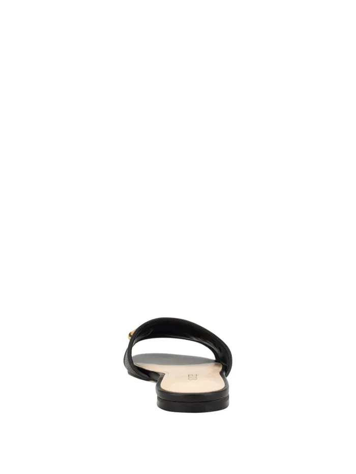GUESS Sale Hammi Logo Slide Sandals Black 8211 Women