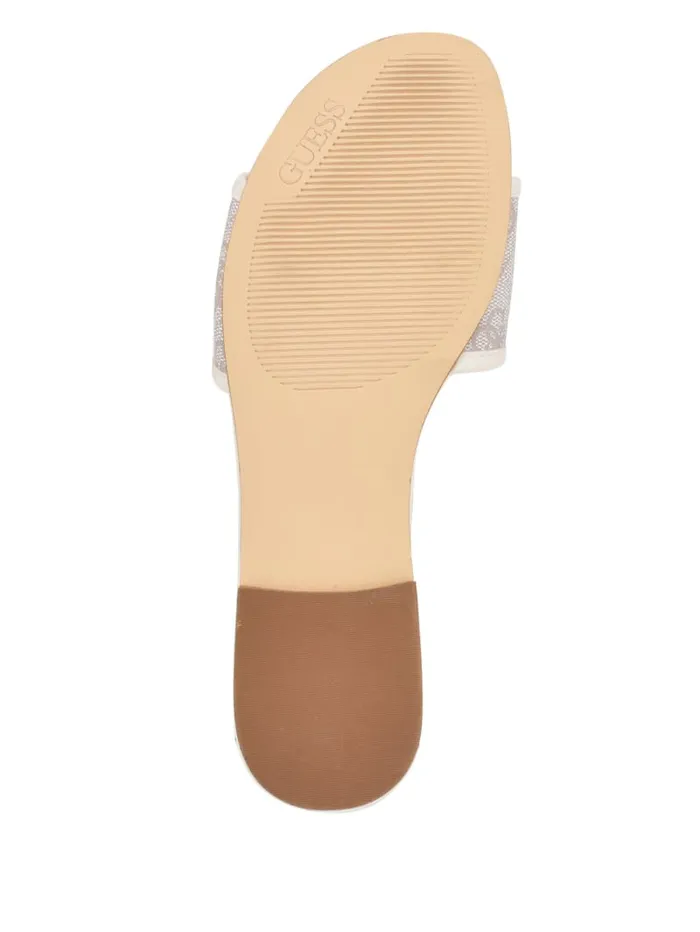 GUESS Sale Hammi Logo Slide Sandals Black 8211 Women