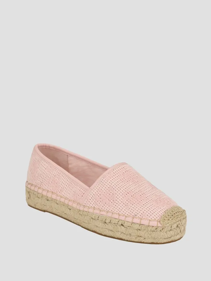 GUESS Sale Joelyn Espadrille Flats Pink 8211 Women