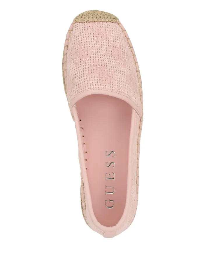GUESS Sale Joelyn Espadrille Flats Pink 8211 Women