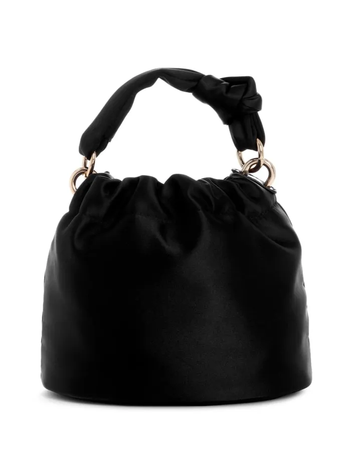 GUESS Sale Twiller Top Handle Pouch Bag Gold 8211 Women