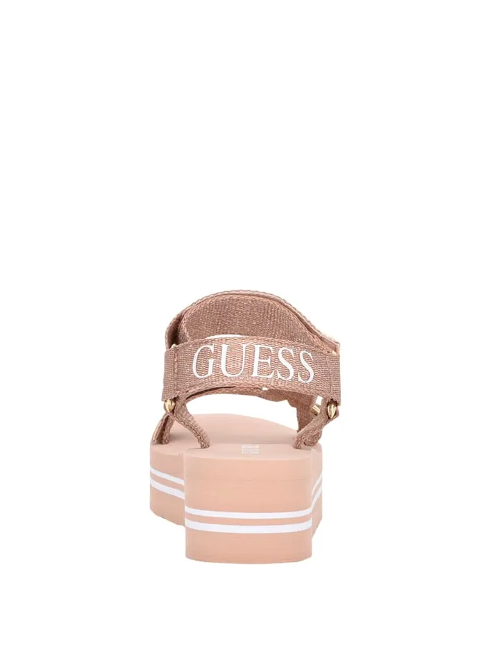 GUESS Sandals Avin Platform Sport Sandals Pink 8211 Unisex