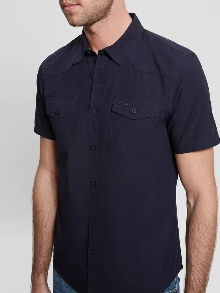 GUESS Shirts Nottingham Shirt Blue 8211 Men