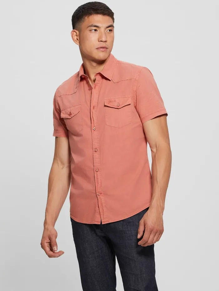 GUESS Shirts Nottingham Shirt Blue 8211 Men